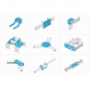 Ресурсный набор Bracket Robot Pack-Blue - «globural.ru» - Ростов-на-Дону