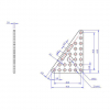 Треугольная пластина из анодированного алюминия Triangle Plate 6*8 (Pair) - «globural.ru» - Ростов-на-Дону
