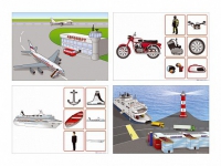 Комплект сенсомоторных дидактических материалов "Авто-1.02" - «globural.ru» - Ростов-на-Дону