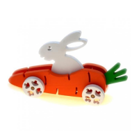 Каталка "Заяц Морковка"   - «globural.ru» - Ростов-на-Дону