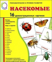 Демонстрационные карточки "Насекомые" - «globural.ru» - Ростов-на-Дону