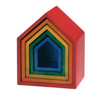 Набор цветных домиков "Радуга" - «globural.ru» - Ростов-на-Дону