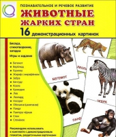 Демонстрационные карточки "Животные жарких стран" - «globural.ru» - Ростов-на-Дону