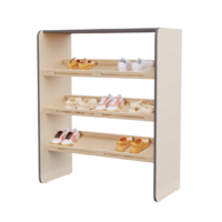 Полка для обуви во входную группу из коллекции мебели «НЕГА» (цвет бежевый) - «globural.ru» - Ростов-на-Дону