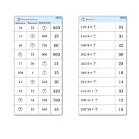Комплект карточек (10) "Обучающий калейдоскоп. Умножение и деление в два шага" - «globural.ru» - Ростов-на-Дону
