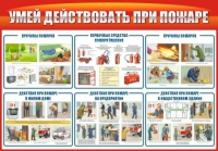 Стенд "Умей действовать при пожаре" - «globural.ru» - Ростов-на-Дону