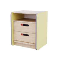 Тумба к письменному столу воспитателя из коллекции «НЕГА» (цвет желтый) - «globural.ru» - Ростов-на-Дону