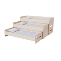 Раздвижная кровать 3 секции в спальную зону из коллекции «НЕГА» (цвет бежевый) - «globural.ru» - Ростов-на-Дону