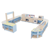 Игровая зона «Островок мастеров» из коллекции мебели «НЕГА» (голубой) - «globural.ru» - Ростов-на-Дону