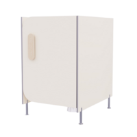 Гигиеническая кабинка из коллекции «НЕГА» (цвет бежевый) - «globural.ru» - Ростов-на-Дону