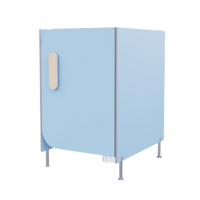 Гигиеническая кабинка из коллекции «НЕГА» (цвет голубой) - «globural.ru» - Ростов-на-Дону