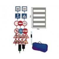 Набор знаков дорожного движения в чемодане (20 штук.) - «globural.ru» - Ростов-на-Дону
