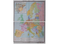 Учебная карта "Европа 1924-1939 гг" 1050*1420 мм (матовое, 2-стороннее лам.) - «globural.ru» - Ростов-на-Дону