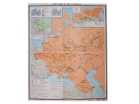Учебная карта "Россия 1907-1914 гг." 1420*1100 мм (матовое, 2-стороннее лам.) - «globural.ru» - Ростов-на-Дону