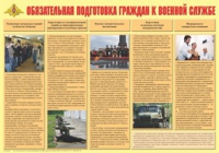 Плакат "Обязательная подготовка граждан к военной службе" - «globural.ru» - Ростов-на-Дону