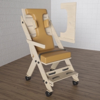 Стул для ребенка с ОВЗ «Новые горизонты» №4 со столешницей коричневый - «globural.ru» - Ростов-на-Дону