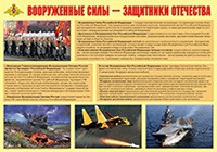 Плакат "Вооруженные Силы – защитники Отечества" - «globural.ru» - Ростов-на-Дону