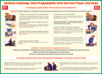 Таблица Порядок действий при внезапной смерти 1000*1400 винил - «globural.ru» - Ростов-на-Дону