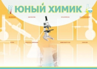 Стенд "Юный химик" (вариант 1) - «globural.ru» - Ростов-на-Дону