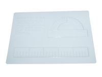 Пособие для слабовидящих детей "Координатная плоскость 3 вида, транспортир и линейка" - «globural.ru» - Ростов-на-Дону