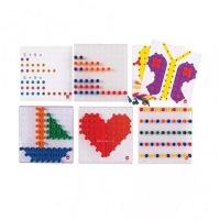 Мозаика Peg Board. Набор с прозрачными досками и картинками - «globural.ru» - Ростов-на-Дону
