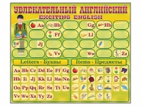 Комплект оборудования "Английский алфавит" с комплектом тематических магнитов КМ-26 - «globural.ru» - Ростов-на-Дону