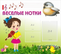 Стенд "Веселые нотки" - «globural.ru» - Ростов-на-Дону