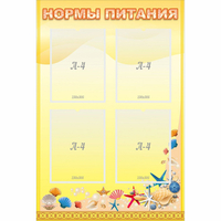 Стенд "Нормы питания" - «globural.ru» - Ростов-на-Дону