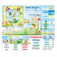 Стенд "Погода" с карманами для вставок - «globural.ru» - Ростов-на-Дону