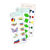 Комплект карточек (10) "Обучающий калейдоскоп для ДО. Познание. Цвет и форма" - «globural.ru» - Ростов-на-Дону