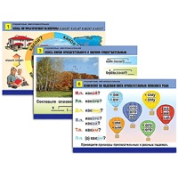 Комплект таблиц для начальной школы "Русский язык. Имя прилагательное" - «globural.ru» - Ростов-на-Дону