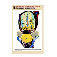 Рельефная таблица "Долька печени. Макро-микростроение" (формат А1, матовое ламинир.) - «globural.ru» - Ростов-на-Дону