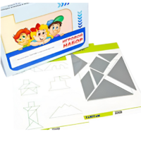 Игровой набор "Танграм" (с комплектом карточек) - «globural.ru» - Ростов-на-Дону