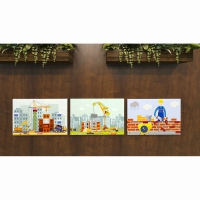 Комплект настенных панелей «Стройка» - «globural.ru» - Ростов-на-Дону