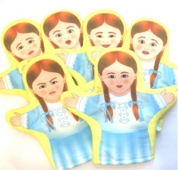 Набор кукол - рукавичек  "Эмоции. Девочки" - «globural.ru» - Ростов-на-Дону