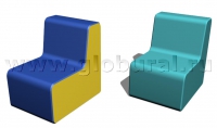 Прямоугольный стул 50*60*60/32см (ВИК) - «globural.ru» - Ростов-на-Дону
