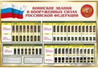 Стенд "Воинские звания в вооруженных силах российской федерации" - «globural.ru» - Ростов-на-Дону