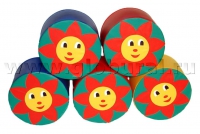 Пуфик «Солнышко» d=40*20см (ВИК) - «globural.ru» - Ростов-на-Дону