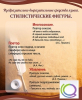 Стенд "Стилистические фигуры" в ассортименте - «globural.ru» - Ростов-на-Дону