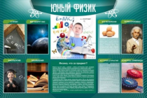 Стенд "Юный физик" (вариант 2) - «globural.ru» - Ростов-на-Дону