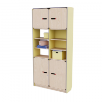 Рабочий стеллаж для воспитателя из коллекции «НЕГА» (цвет желтый) - «globural.ru» - Ростов-на-Дону