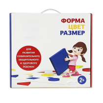 Подвижная развивающая игра "Форма, цвет, размер" - «globural.ru» - Ростов-на-Дону