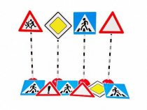 Комплект стоек "Дорожные знаки №2" - «globural.ru» - Ростов-на-Дону