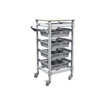 Тележка 1-секционная для учебных наборов и цифровых лабораторных комплексов SenseDisc - «globural.ru» - Ростов-на-Дону