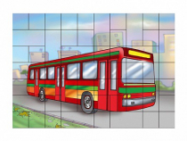 Магниты-пазлы "Автобус" - «globural.ru» - Ростов-на-Дону