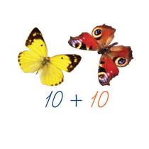 Счетный материал на магнитах "Бабочки-2". - «globural.ru» - Ростов-на-Дону