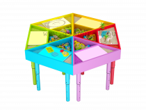 Творческая лаборатория. Стол для детей. Комплектация оптима. - «globural.ru» - Ростов-на-Дону