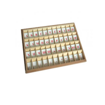 Печатный алфавит на пластиковых табличках. Красный. - «globural.ru» - Ростов-на-Дону