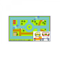 Игровой коврик "Дорожное движение - 2" с набором транспортных средств - «globural.ru» - Ростов-на-Дону