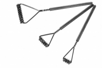 Комплект массажных логопедических зондов "Ежиная семья" на толстых ручках с накаткой - «globural.ru» - Ростов-на-Дону